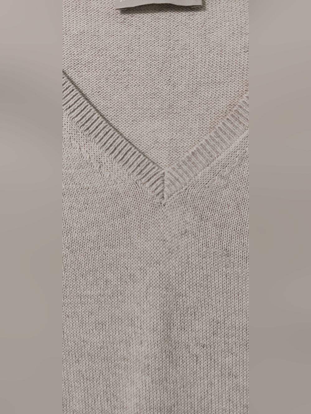 Everlane V-Neck Sweater in Heather Gray - Picture 2 of 11